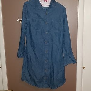 NWT Lemon Pop Denim Top